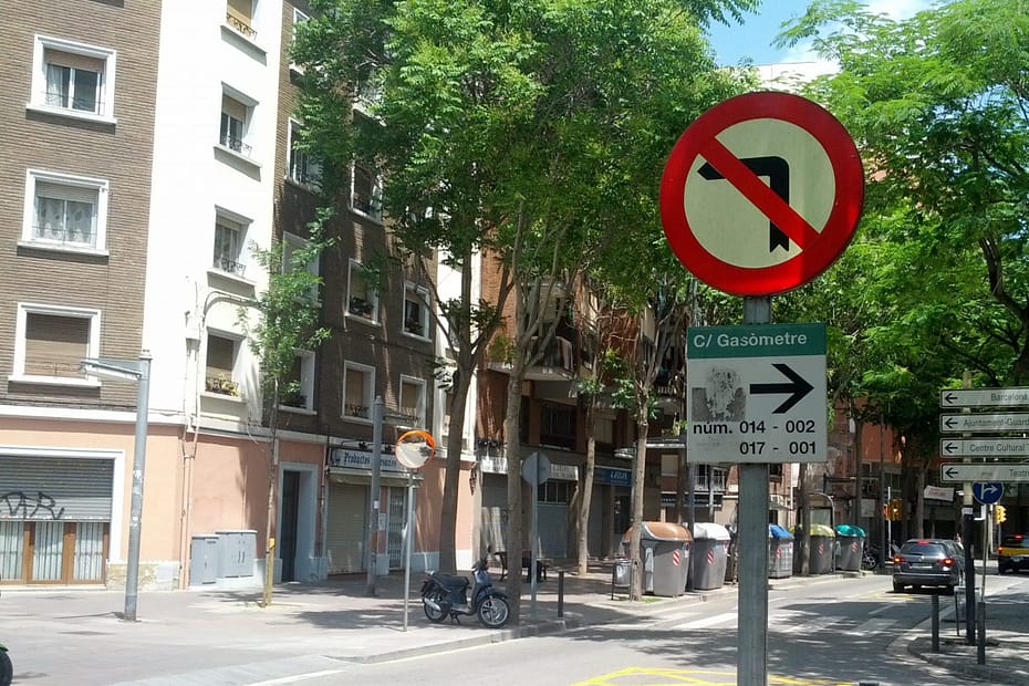 No left turn