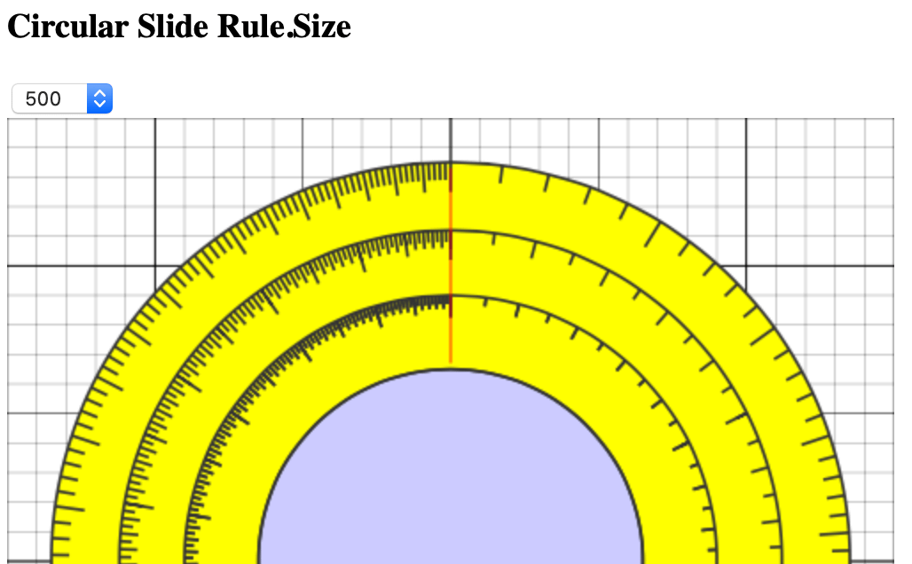 Circular Slide Rule